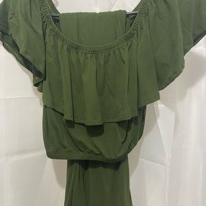 Green Two Piece Outfit